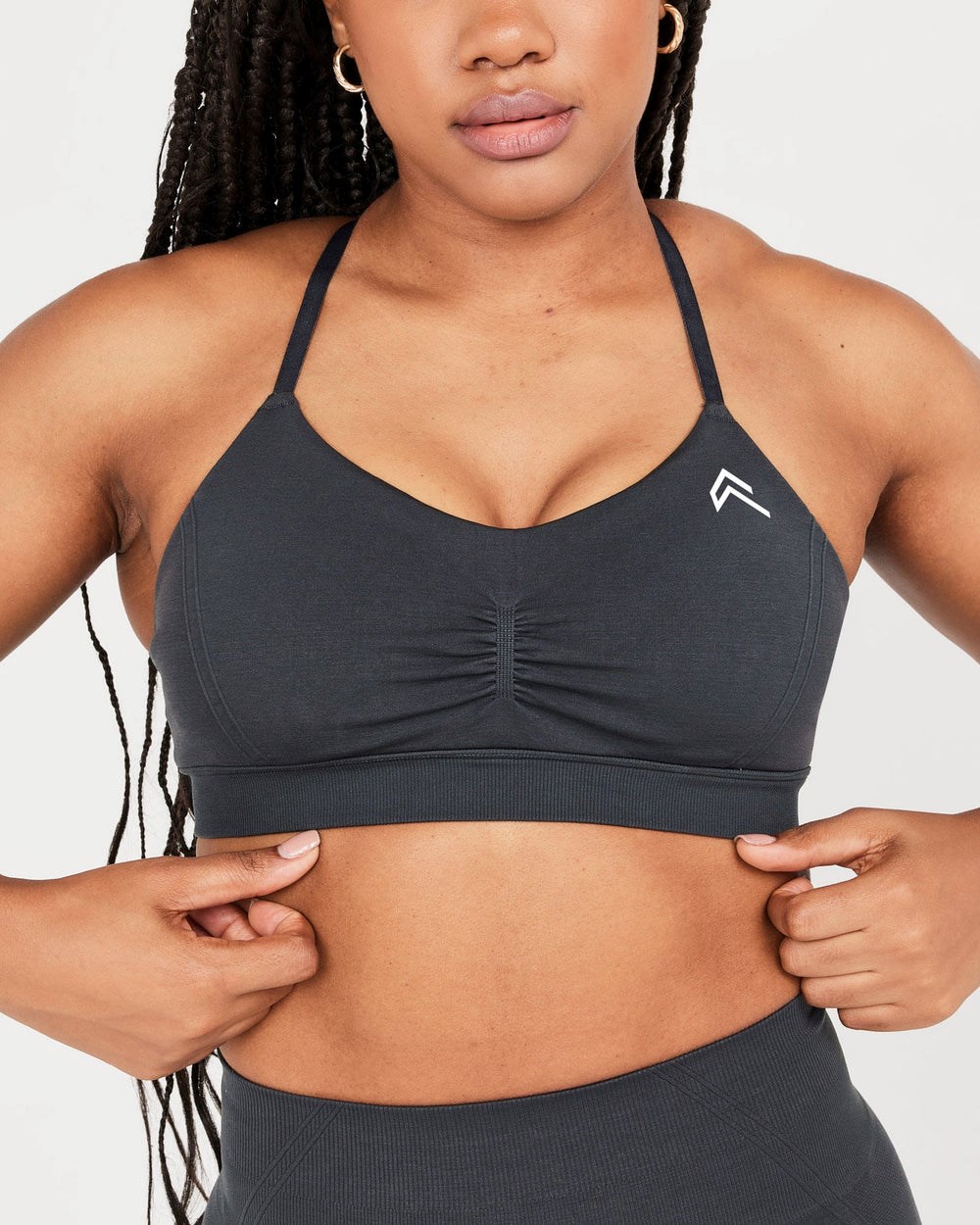 Oner Active Effortless Micro Bralette Coal | 92TWBNRLI