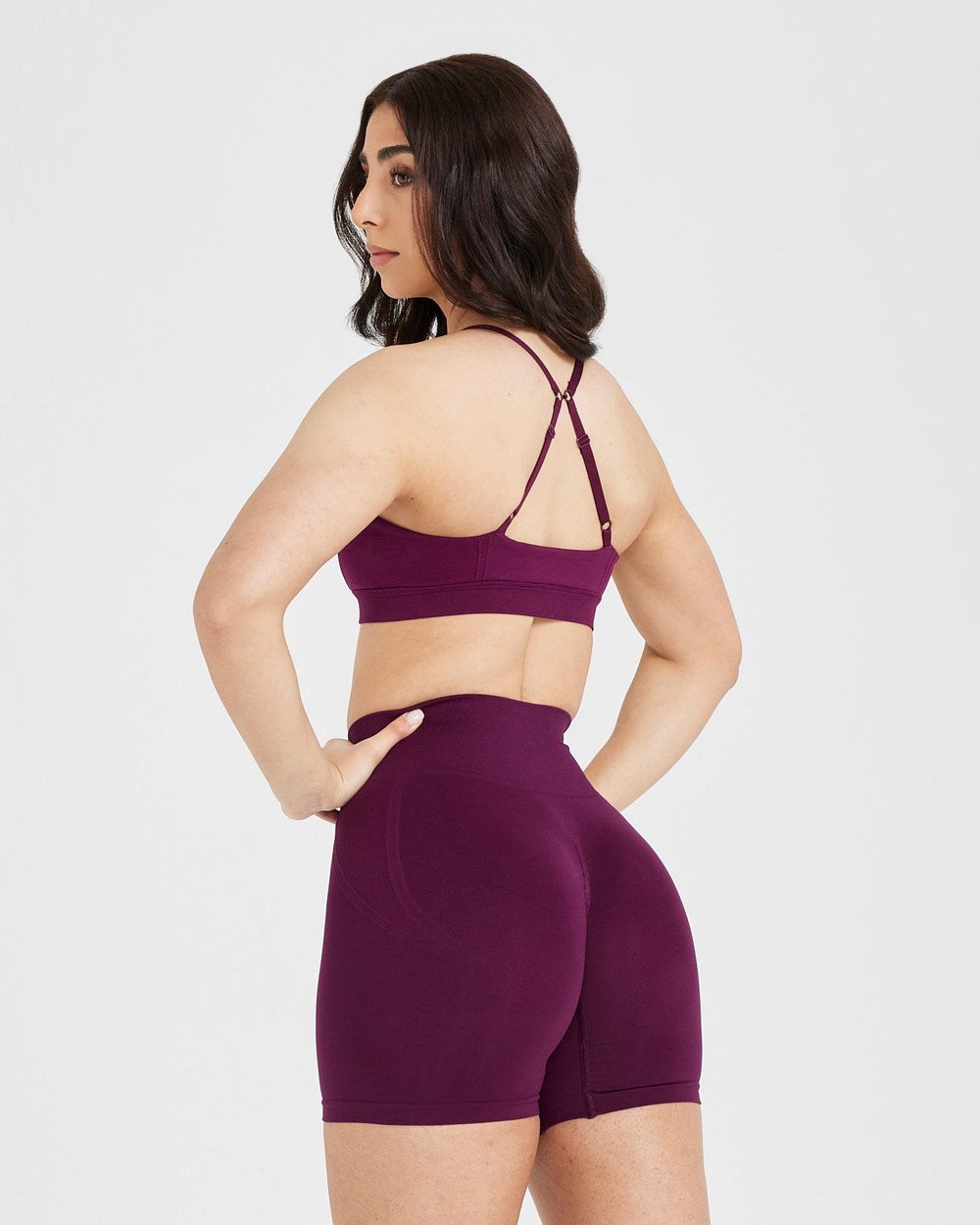 Oner Active Effortless Micro Bralette Ripe Fig | 90OGKUPVI