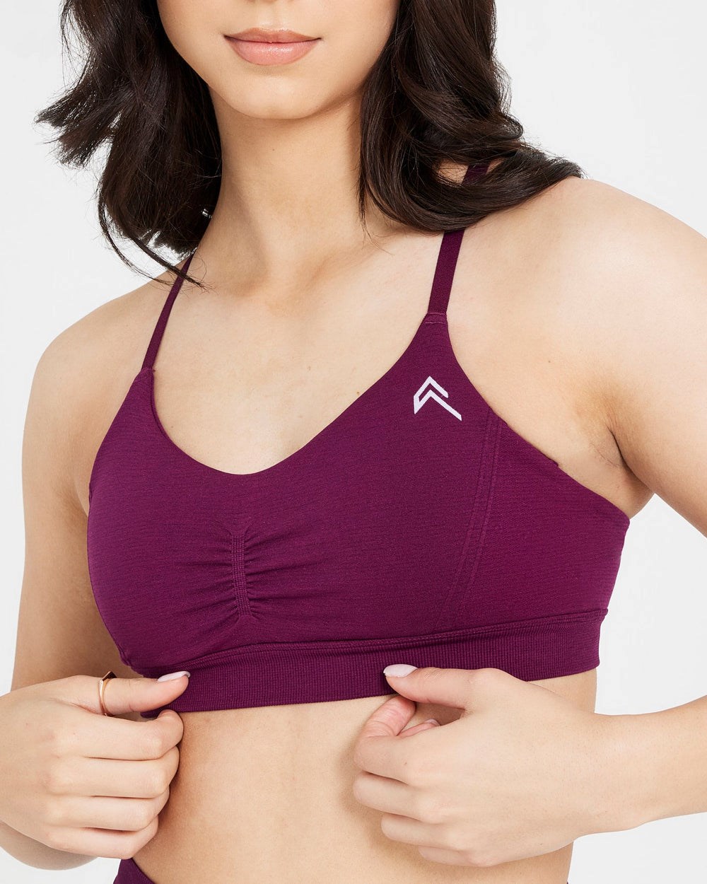 Oner Active Effortless Micro Bralette Ripe Fig | 90OGKUPVI