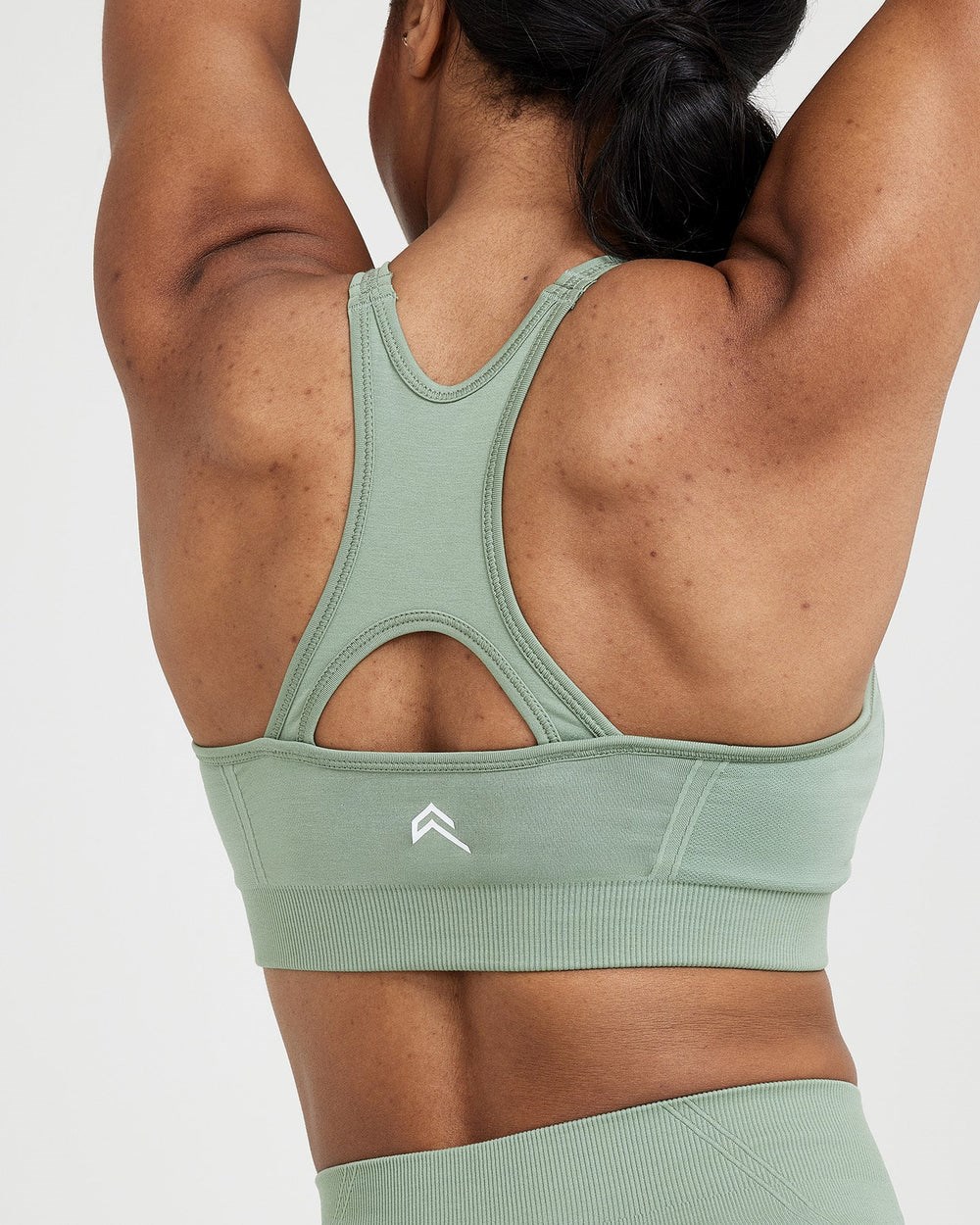 Oner Active Effortless Seamless High Neck Bralette Sage | 08GBNERTJ