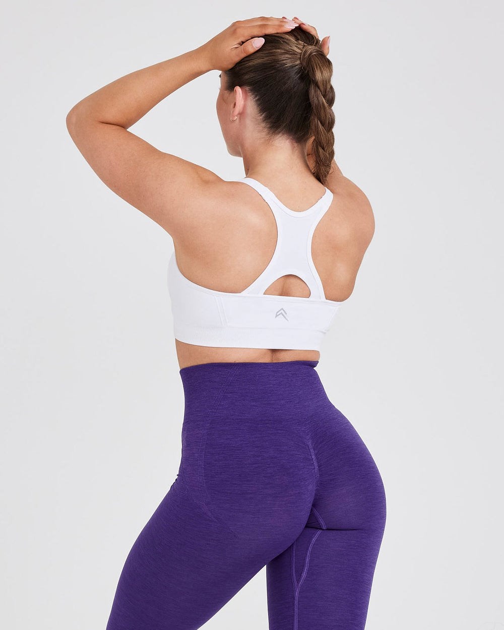 Oner Active Effortless Seamless High Neck Bralette Weiß | 61NIJZFQD