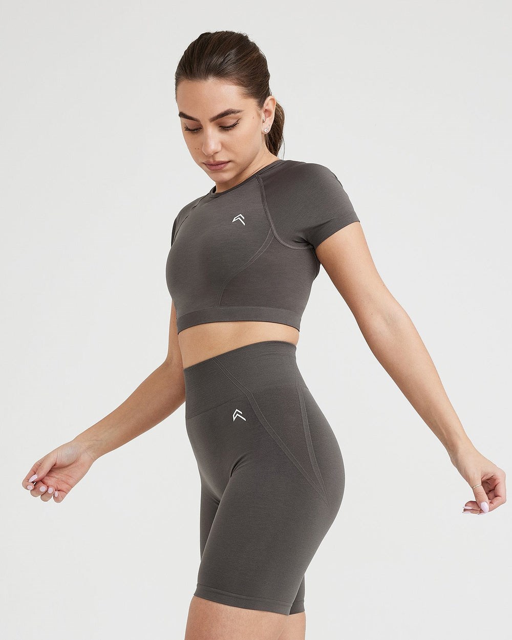 Oner Active Effortless Seamless Kurzes Sleeve Crop Top Tiefes | 75DPUGNHM