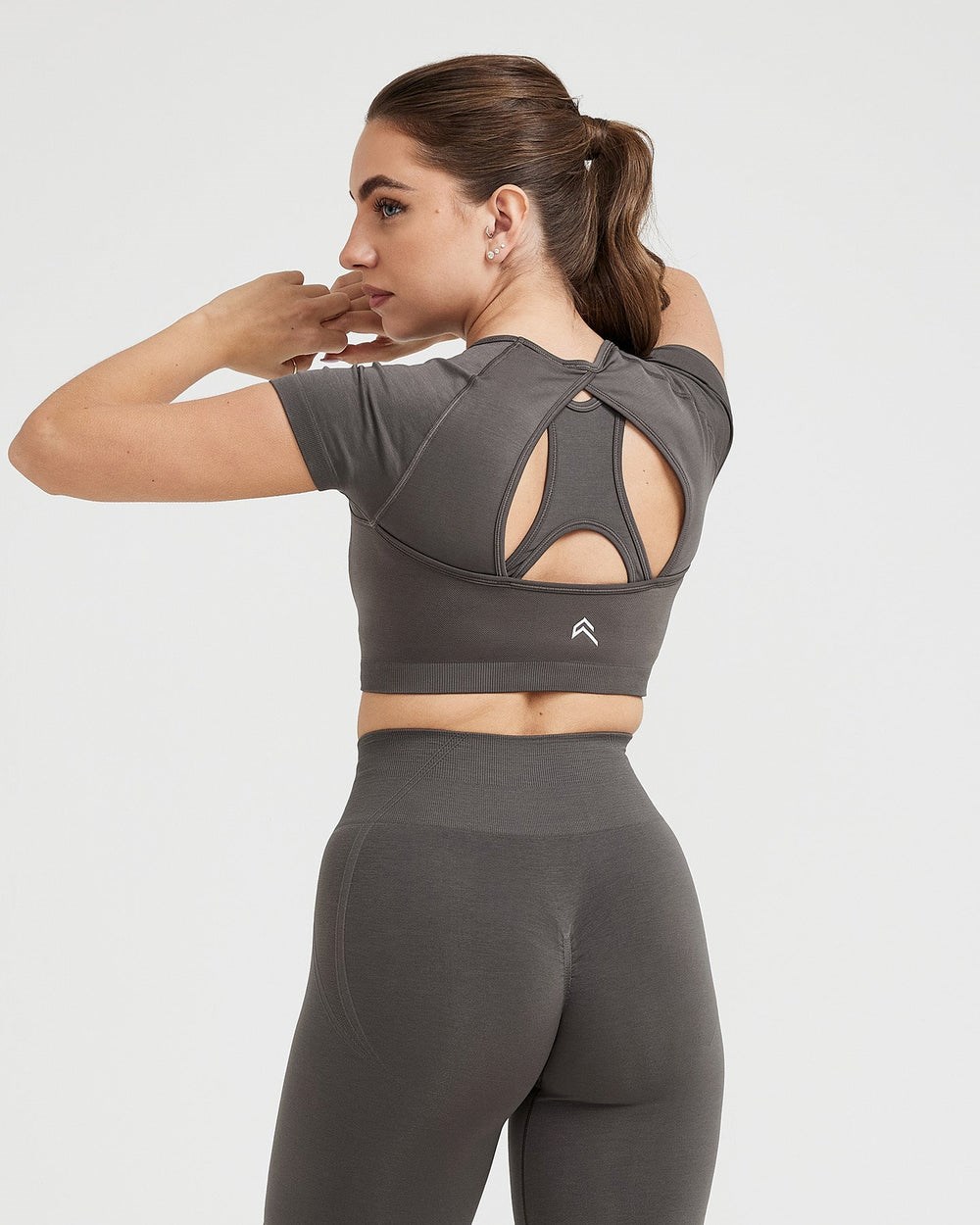 Oner Active Effortless Seamless Kurzes Sleeve Crop Top Tiefes | 75DPUGNHM