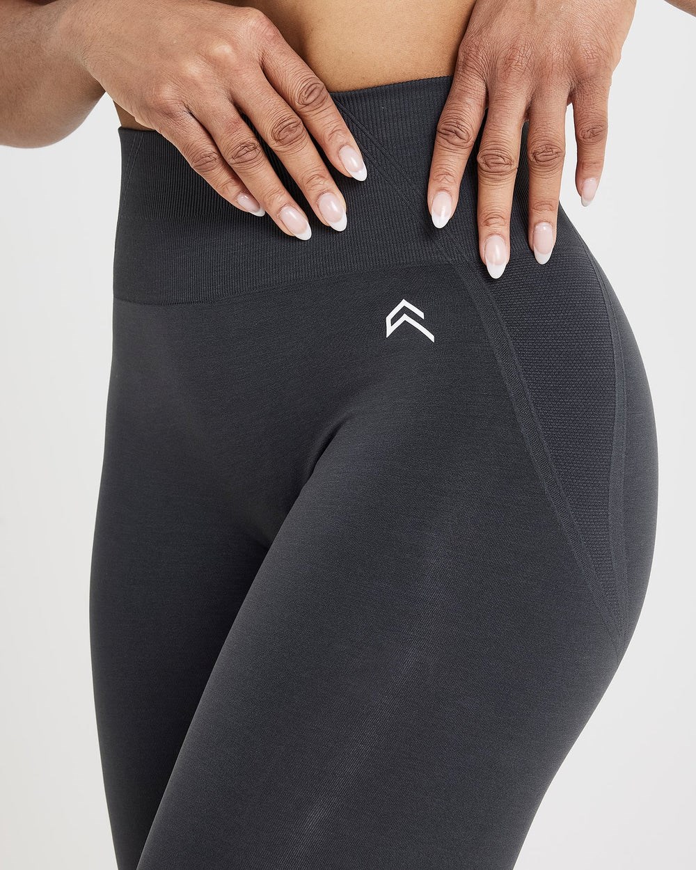 Oner Active Effortless Seamless Leggings Coal | 57DQAIUKT