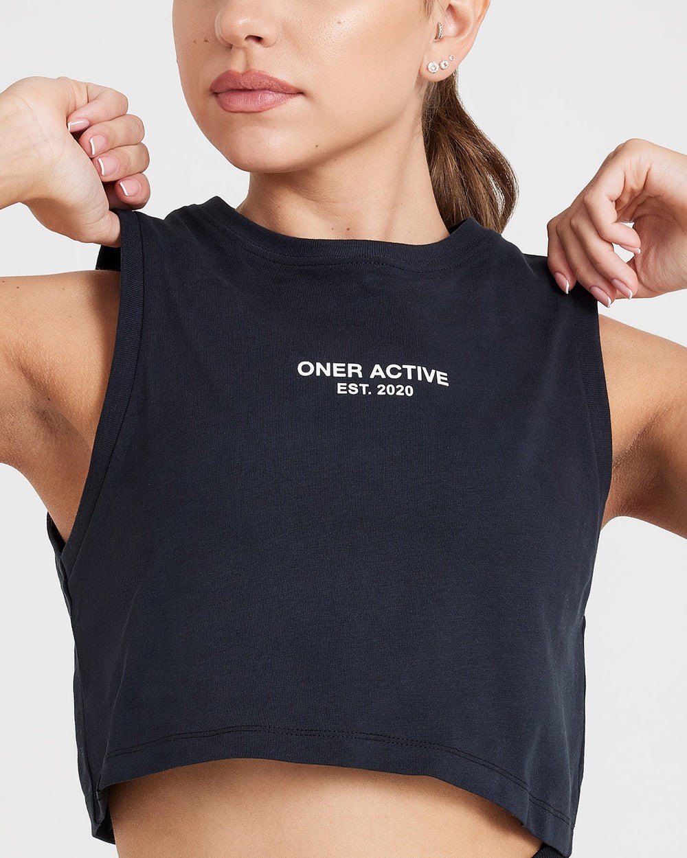 Oner Active Graphic Jersey Tank Schwarz | 10PFOSRXJ