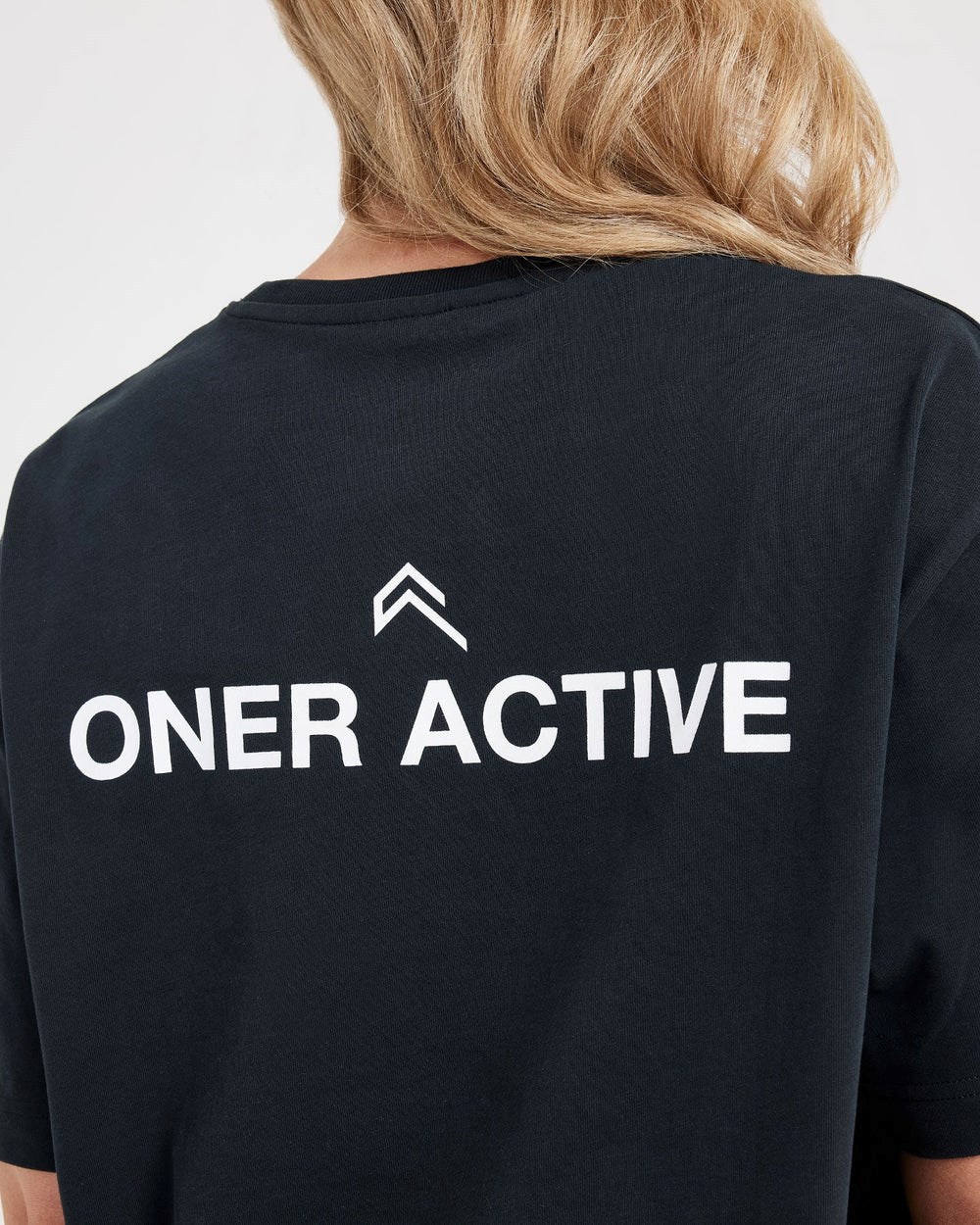 Oner Active Graphic Oversized Kurzes Sleeve Tee Schwarz | 57QZRAPWI