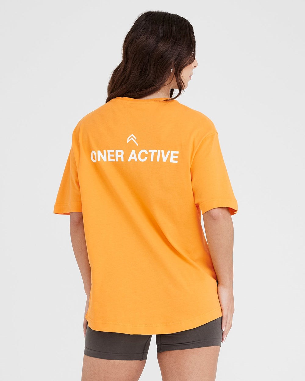 Oner Active Graphic Oversized Kurzes Sleeve Tee Washed Sunset | 65NKPSUYG