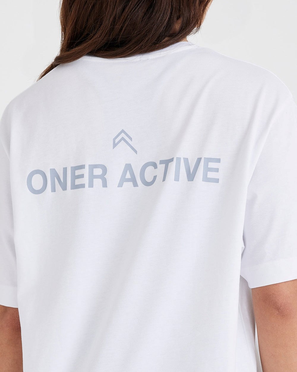 Oner Active Graphic Oversized Kurzes Sleeve Tee Weiß | 92GOUIJVQ