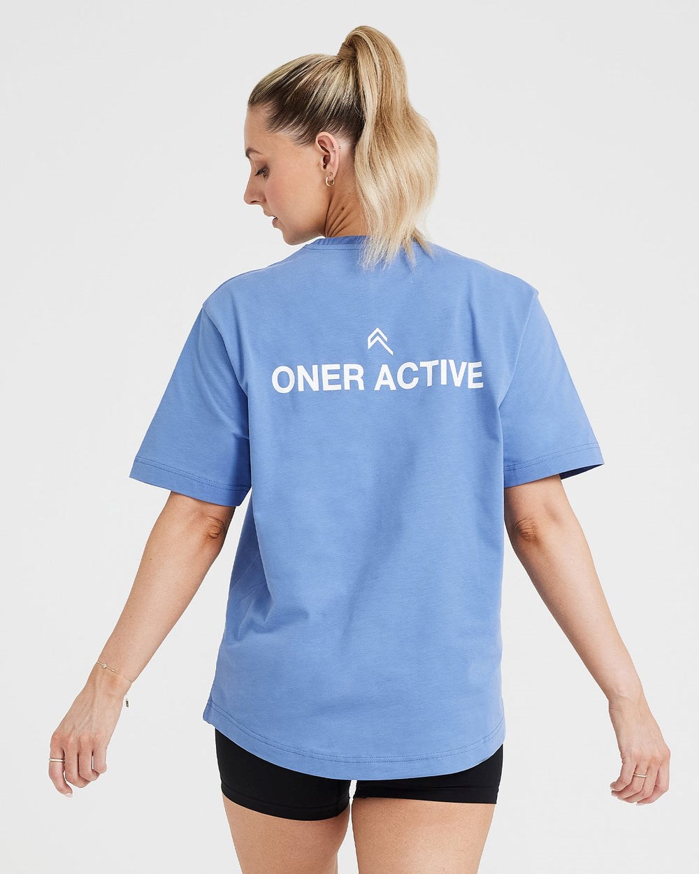 Oner Active Graphic Oversized Kurzes Sleeve Tee Hell | 98WNGAPCH