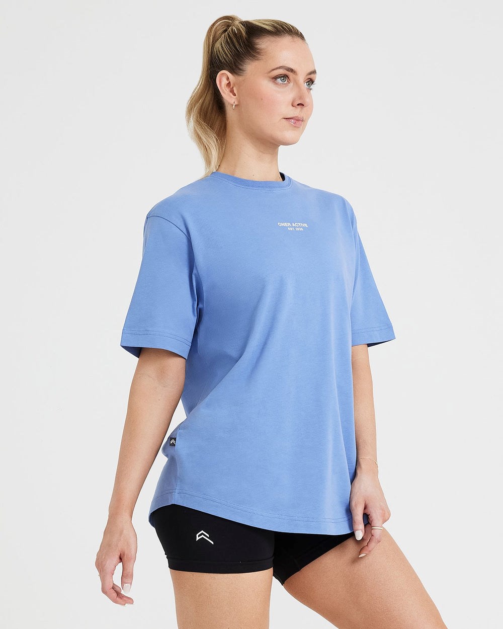 Oner Active Graphic Oversized Kurzes Sleeve Tee Hell | 98WNGAPCH