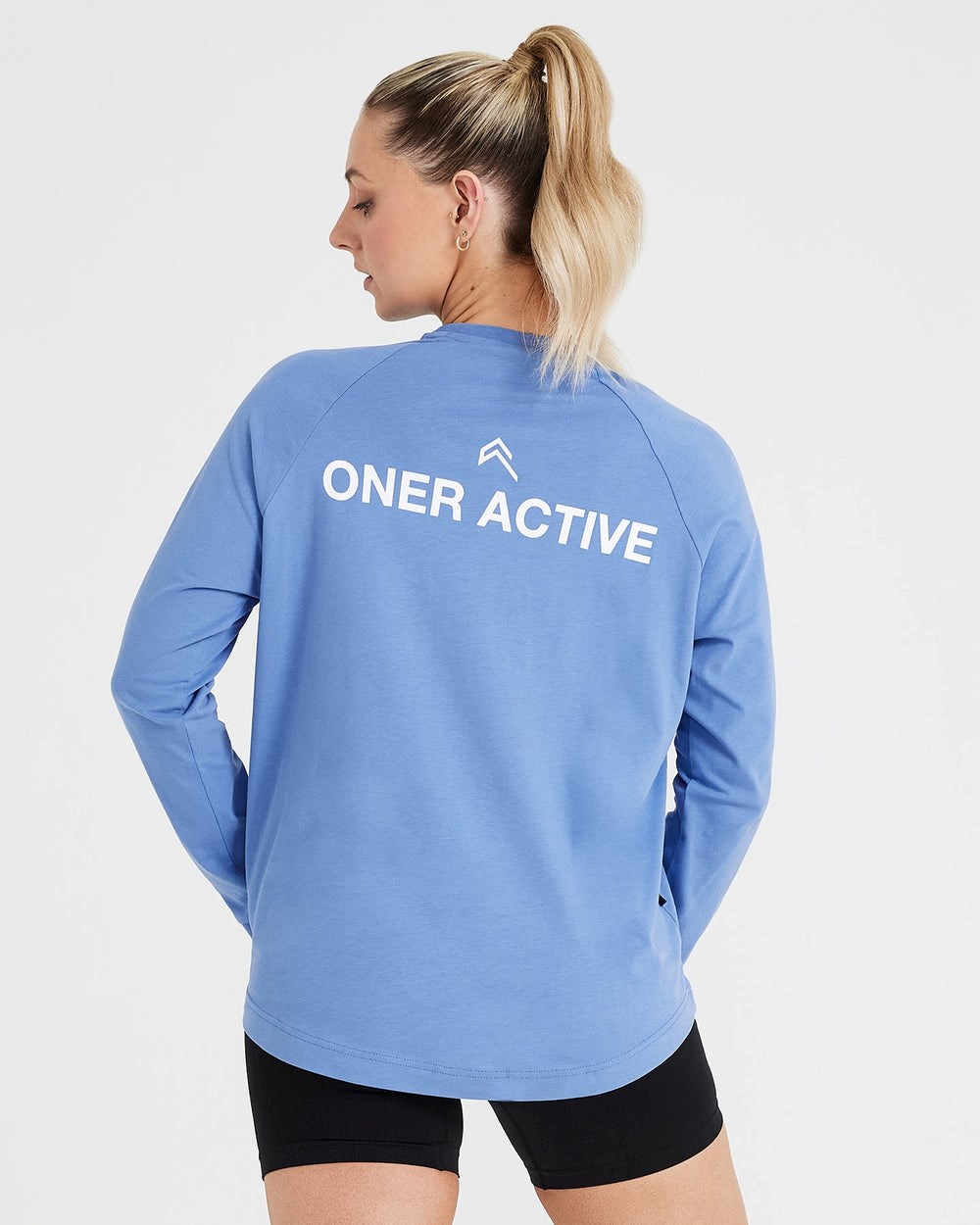 Oner Active Graphic Oversized Long Sleeve Tee Hell | 42KBFLZDM