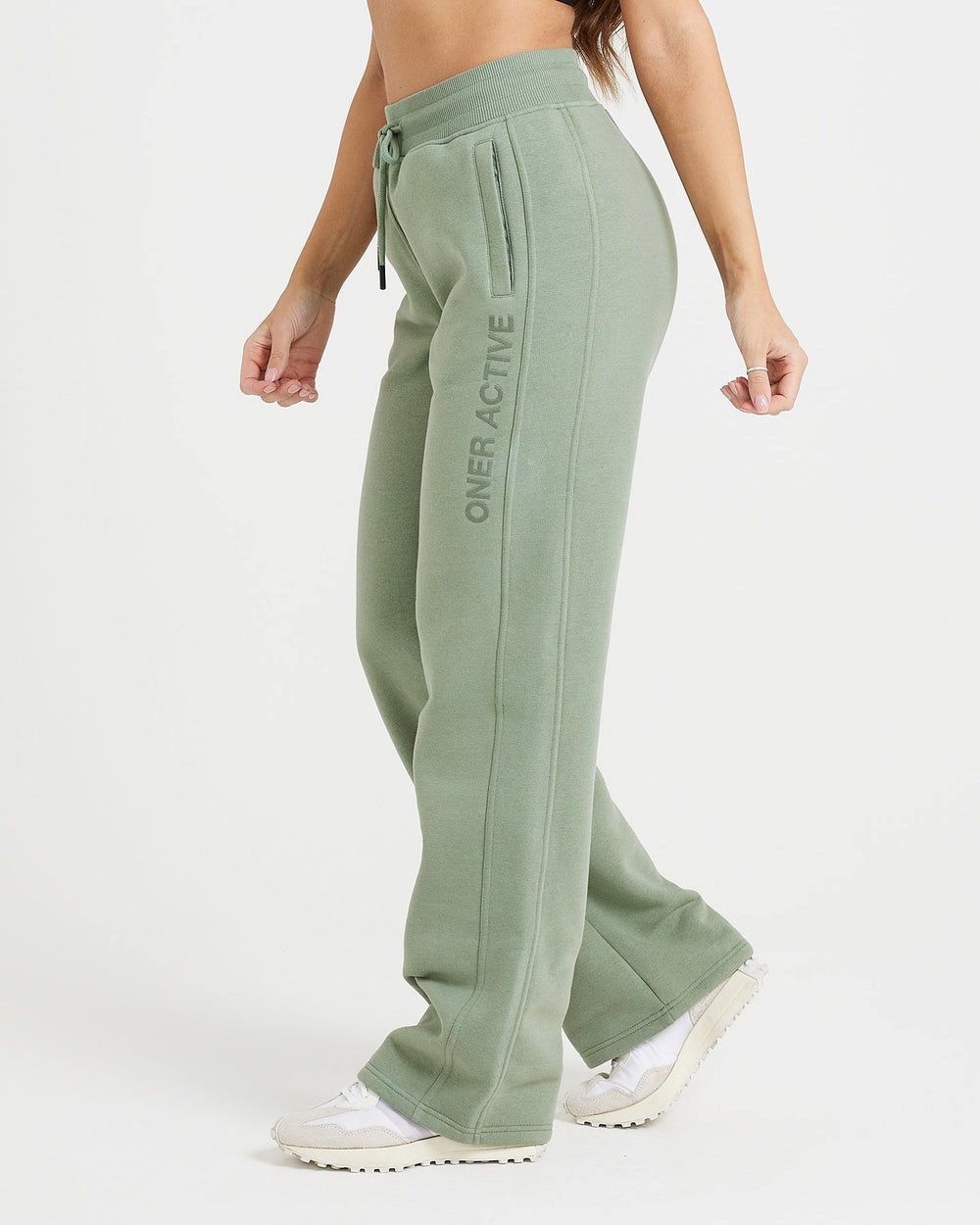 Oner Active Klassische Lounge Gerade Leg Jogger Sage | 73MUWFLVP