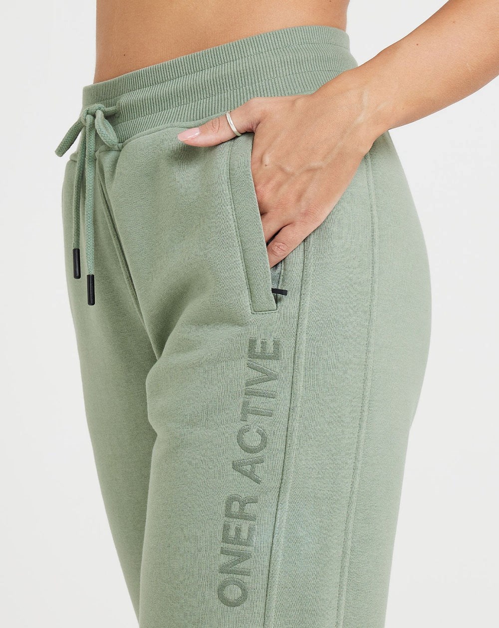 Oner Active Klassische Lounge Gerade Leg Jogger Sage | 73MUWFLVP