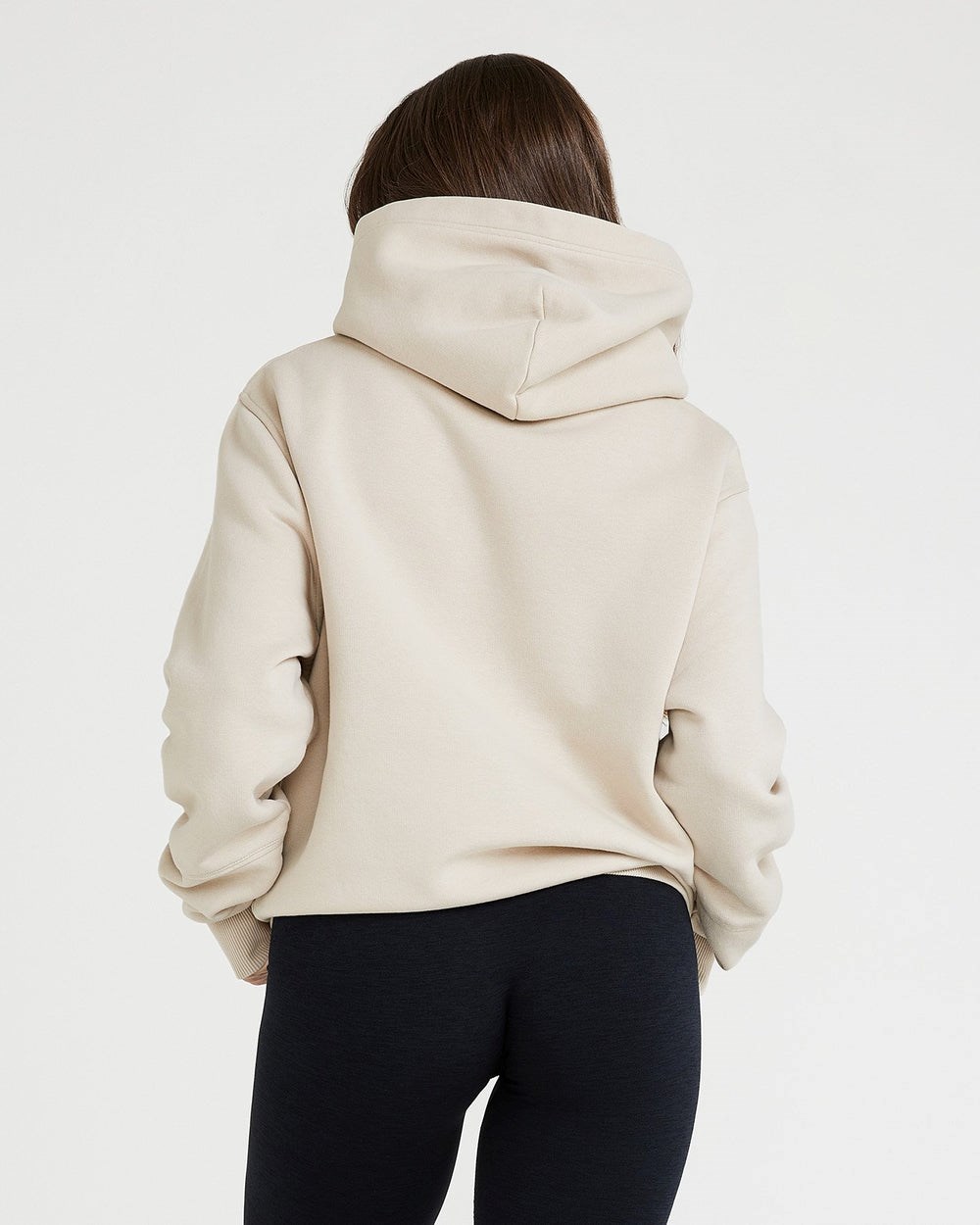 Oner Active Klassische Lounge Oversized Hoodie Sand | 09TBQXGSW