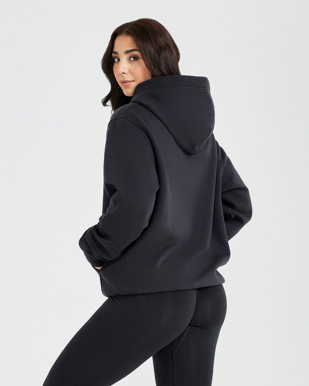 Oner Active Klassische Lounge Oversized Hoodie Coal | 13VGWDECT