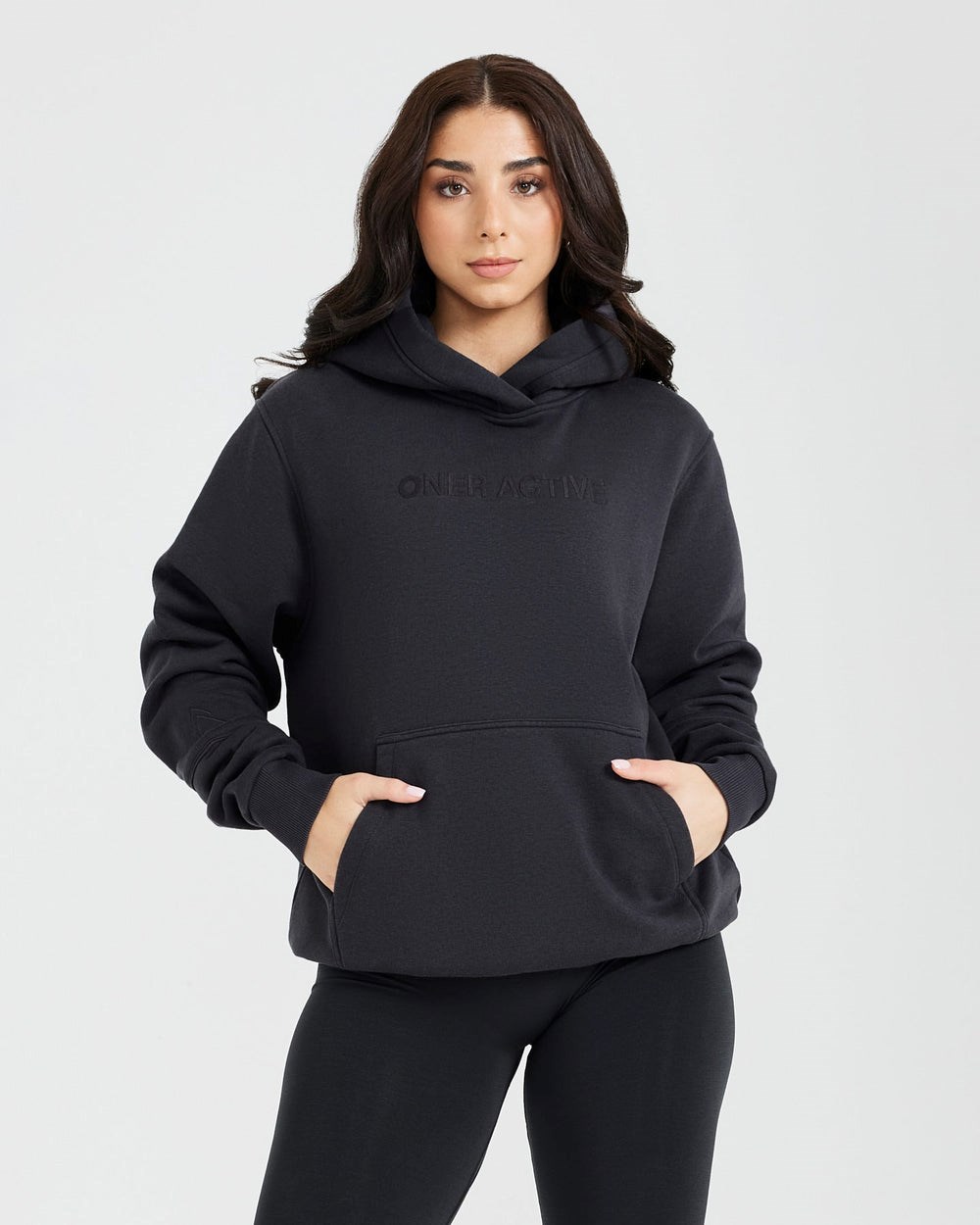 Oner Active Klassische Lounge Oversized Hoodie Coal | 13VGWDECT