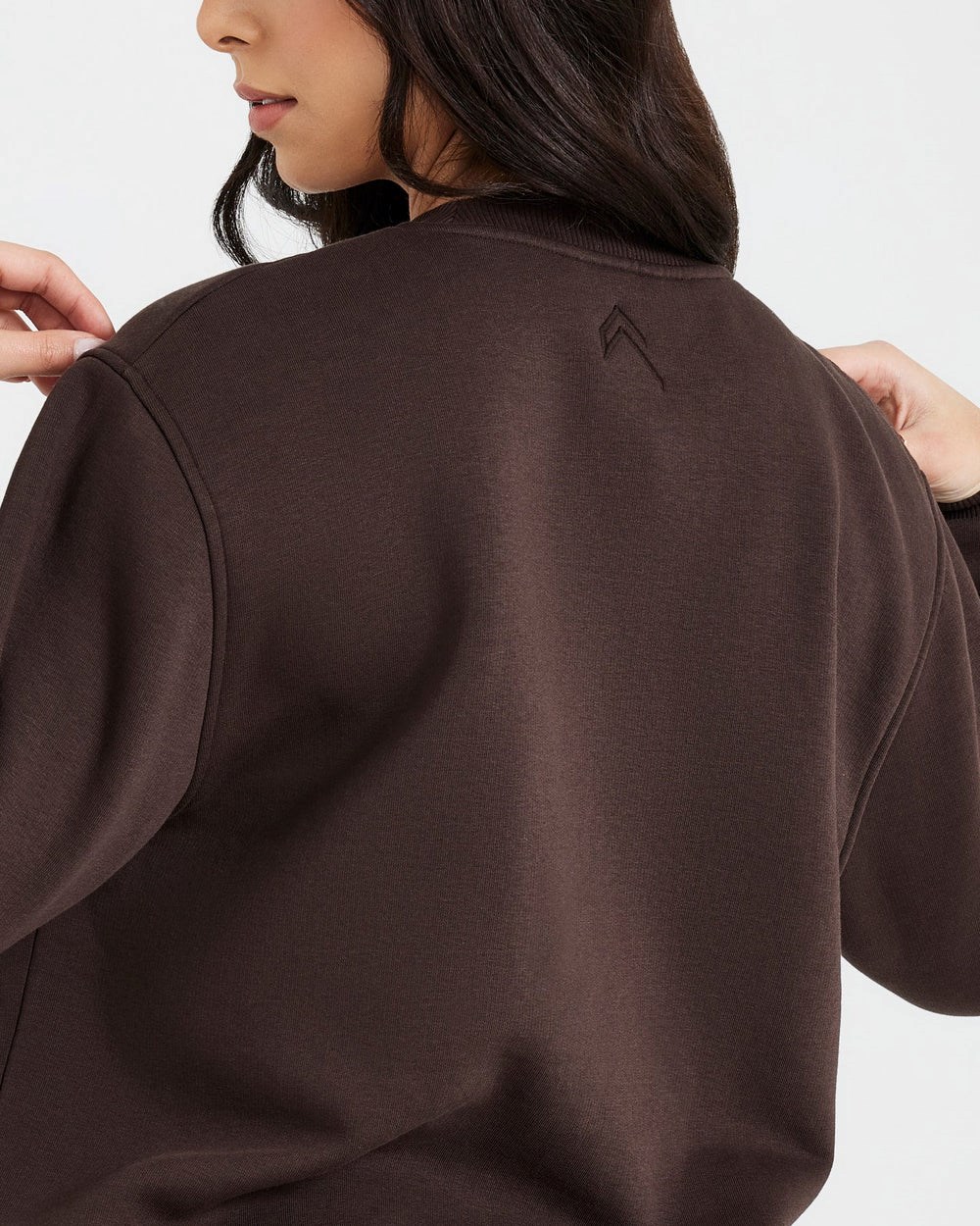 Oner Active Klassische Lounge Oversized Crew Neck 70% Cocoa | 16QXOBTKD