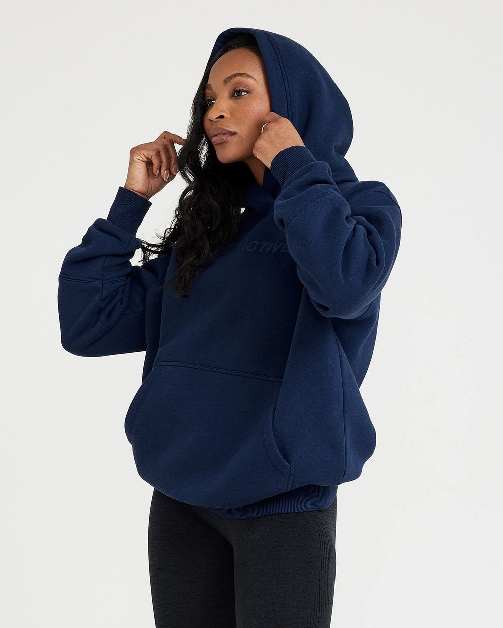 Oner Active Klassische Lounge Oversized Hoodie Midnight | 18FXEUSLO