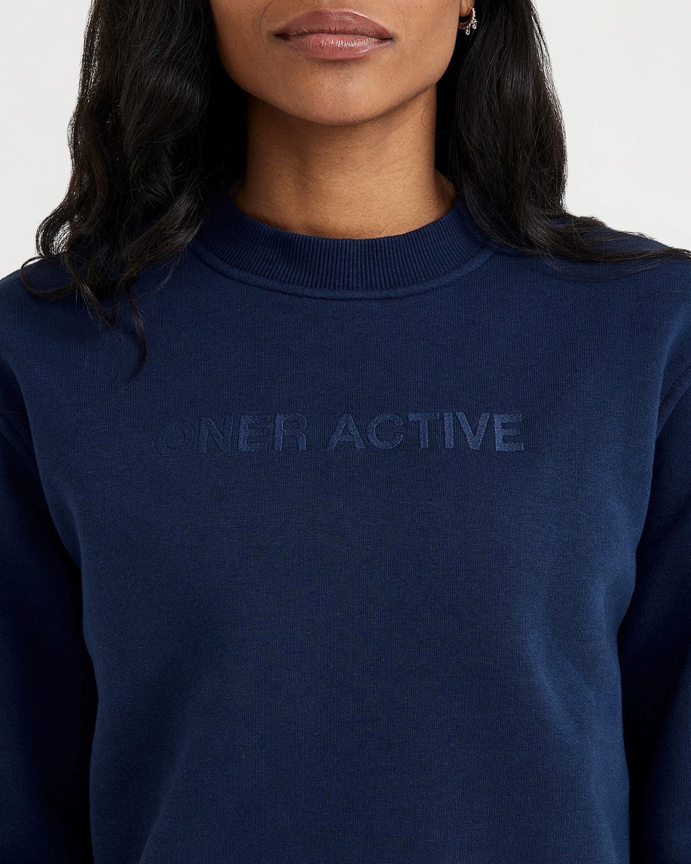 Oner Active Klassische Lounge Oversized Crew Neck Midnight | 46OETFICS