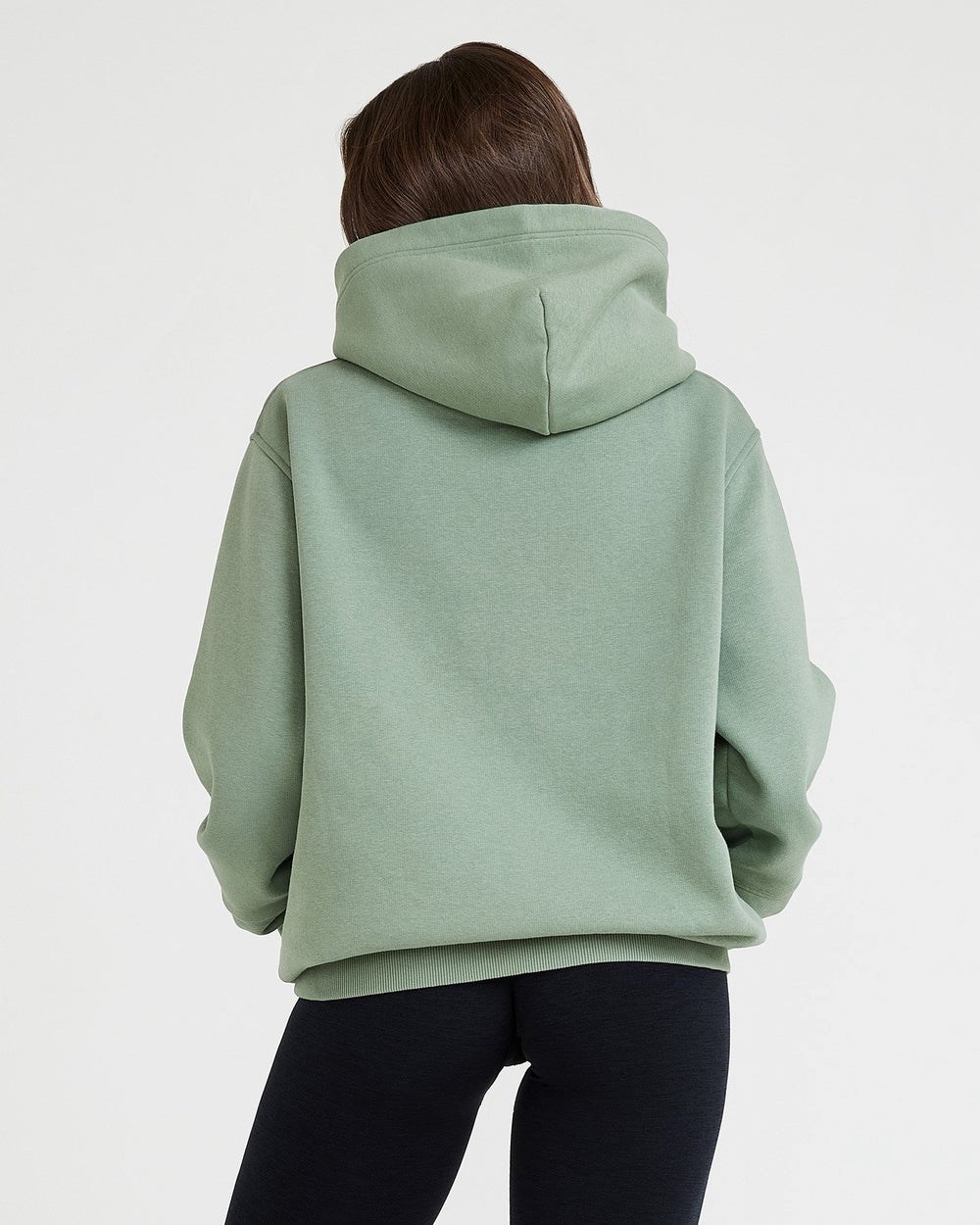 Oner Active Klassische Lounge Oversized Hoodie Sage | 69RZAOSQD