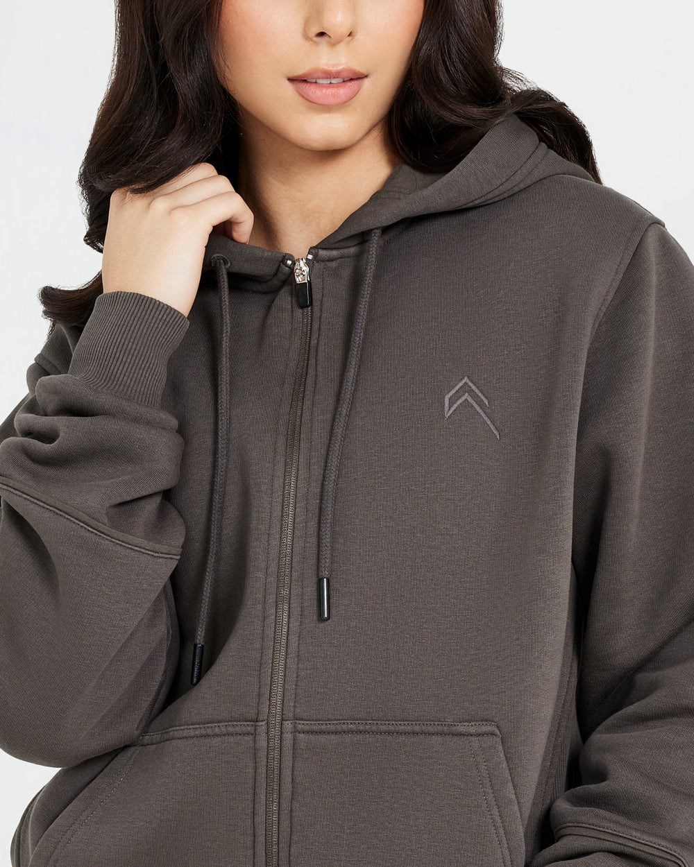 Oner Active Klassische Lounge Oversized Zip Through Hoodie Tiefes | 85IYWKFVT