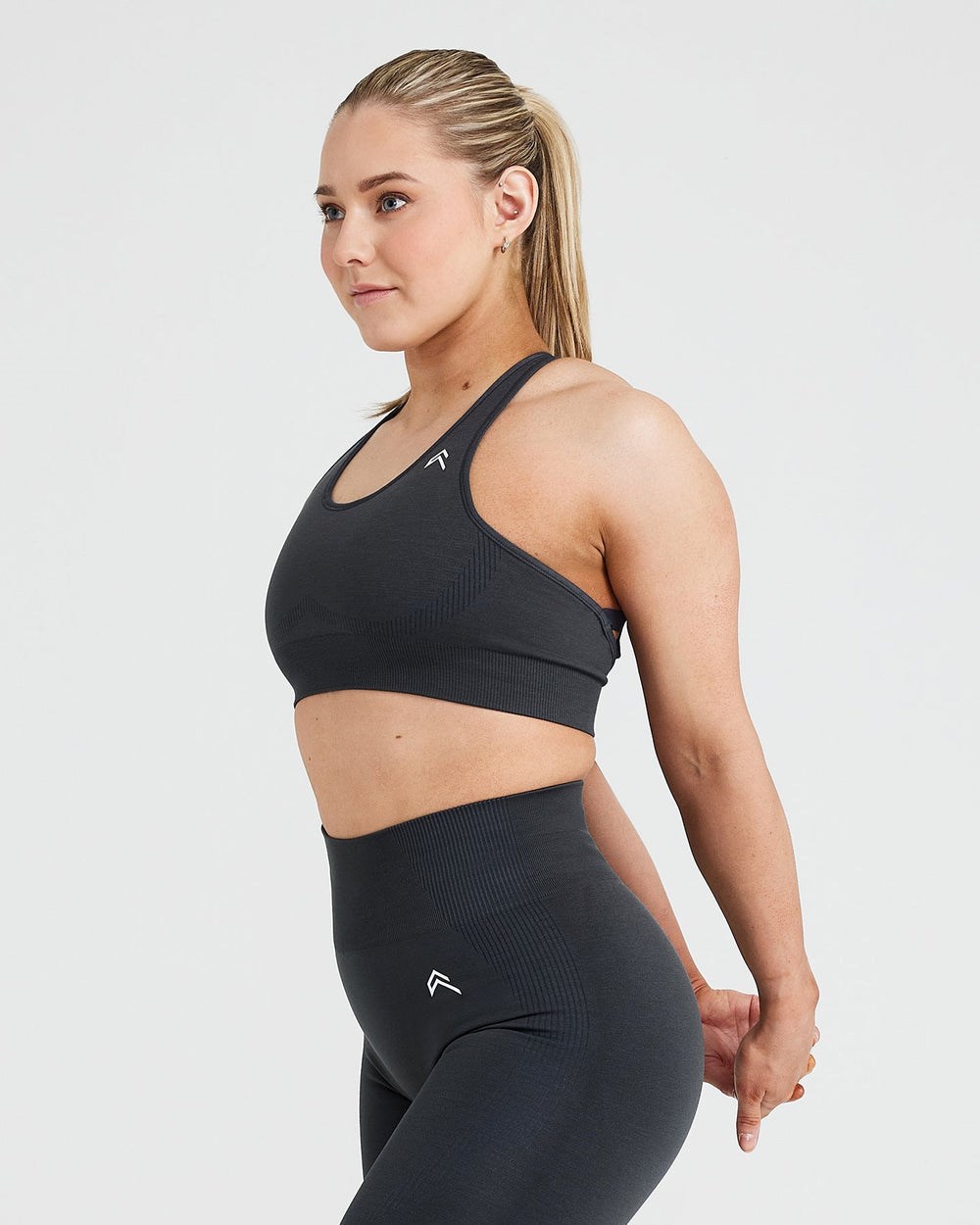 Oner Active Klassische Seamless 2.0 Bralette Coal Marl | 31XCURPAF