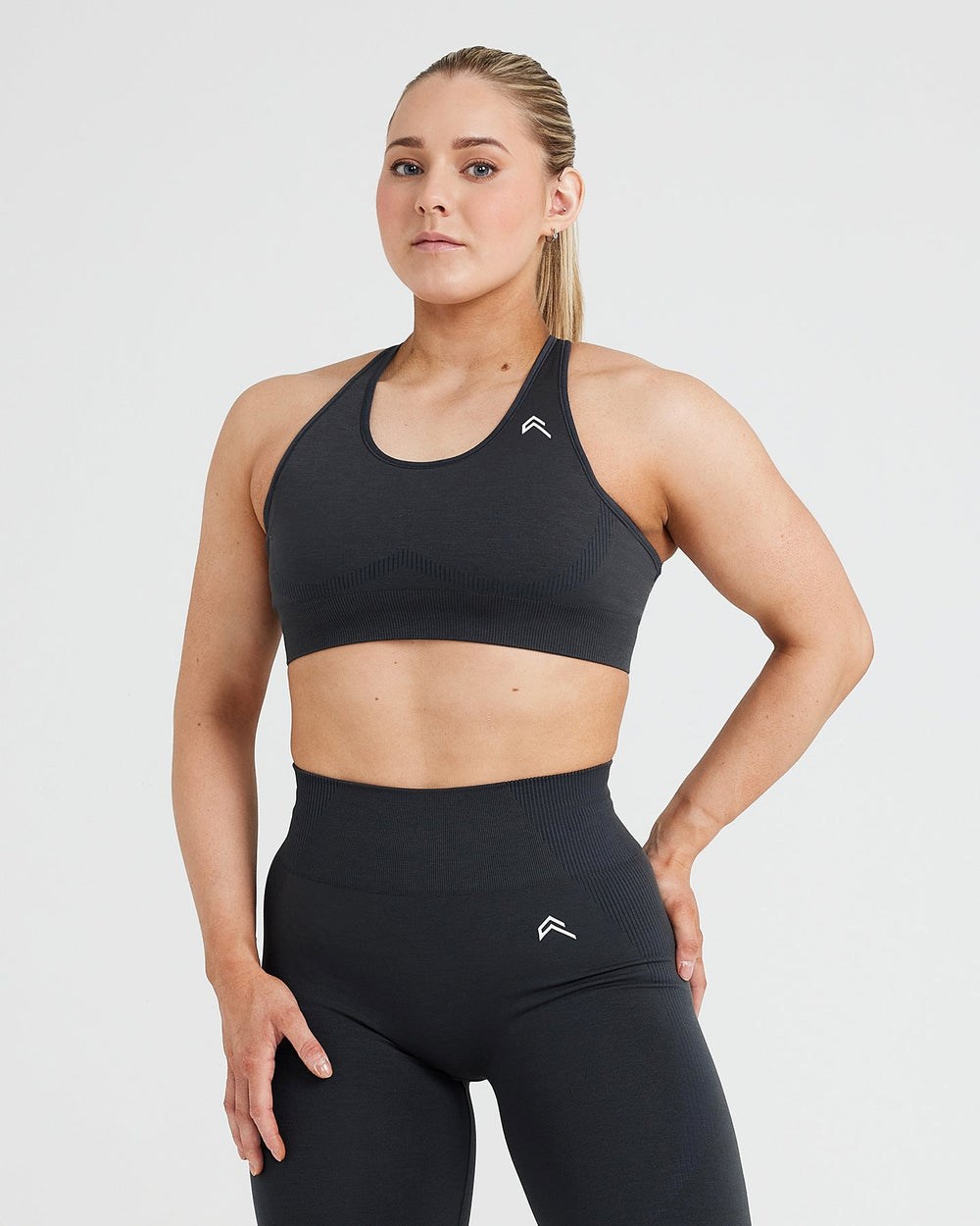 Oner Active Klassische Seamless 2.0 Bralette Coal Marl | 31XCURPAF