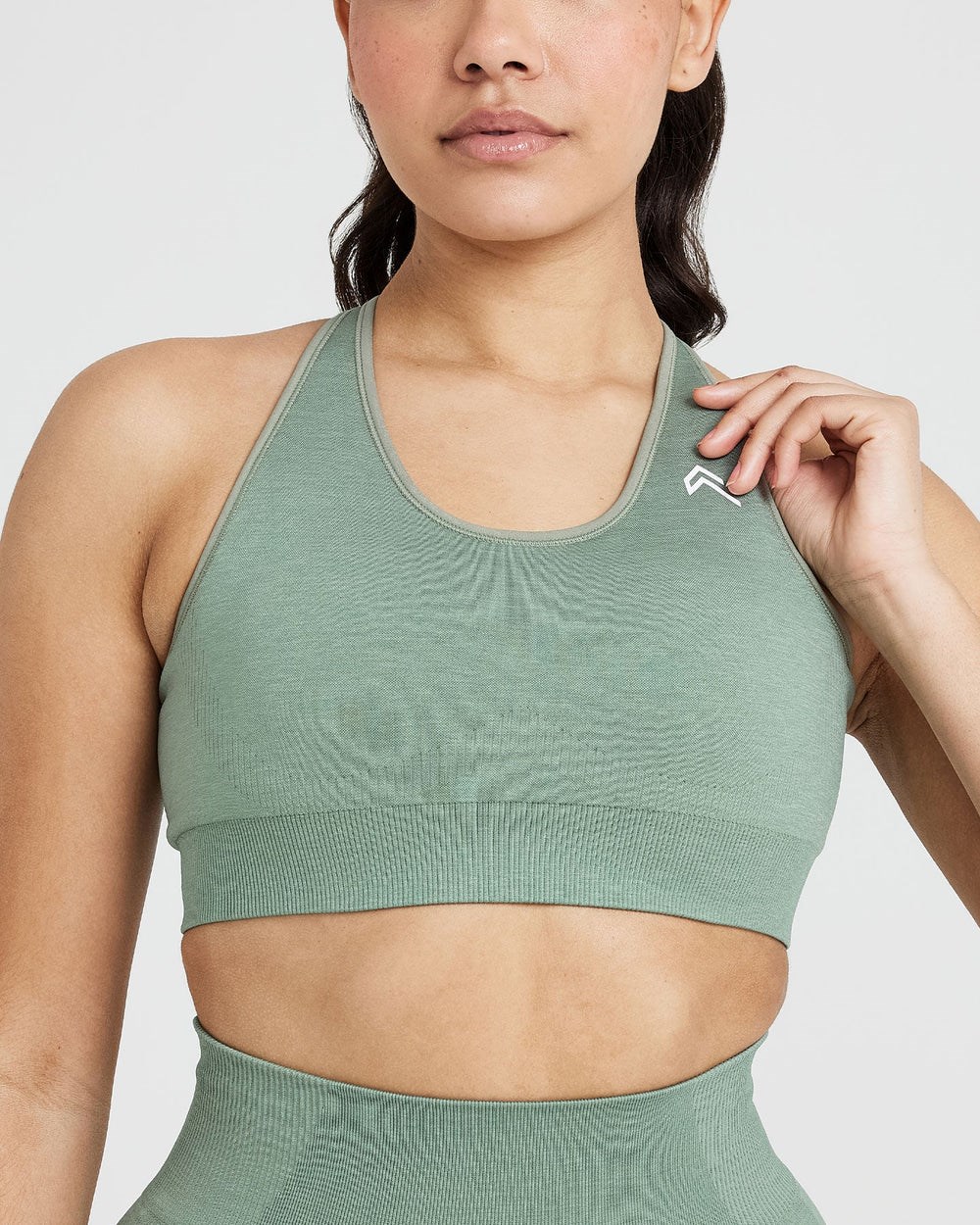 Oner Active Klassische Seamless 2.0 Bralette Sage Marl | 46JOTNEBM