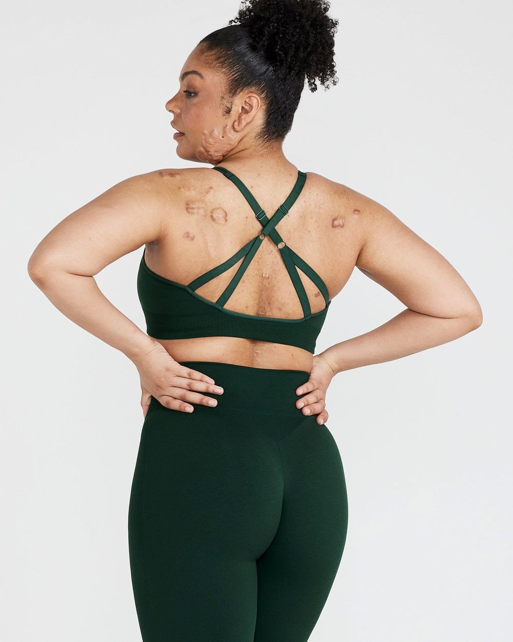 Oner Active Klassische Seamless 2.0 Bralette Evergreen Marl | 68WVTJXAF