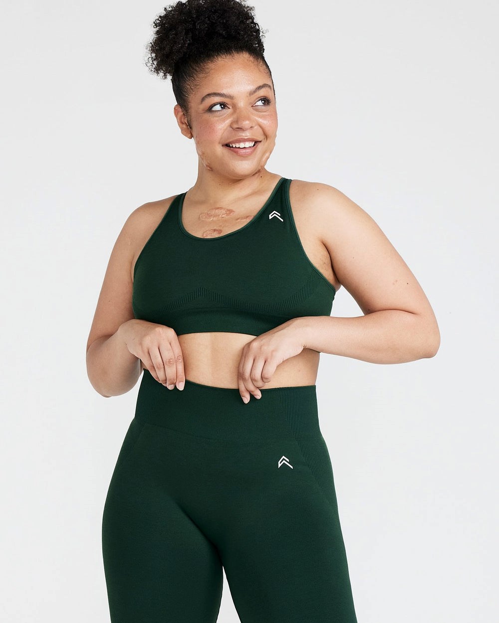 Oner Active Klassische Seamless 2.0 Bralette Evergreen Marl | 68WVTJXAF