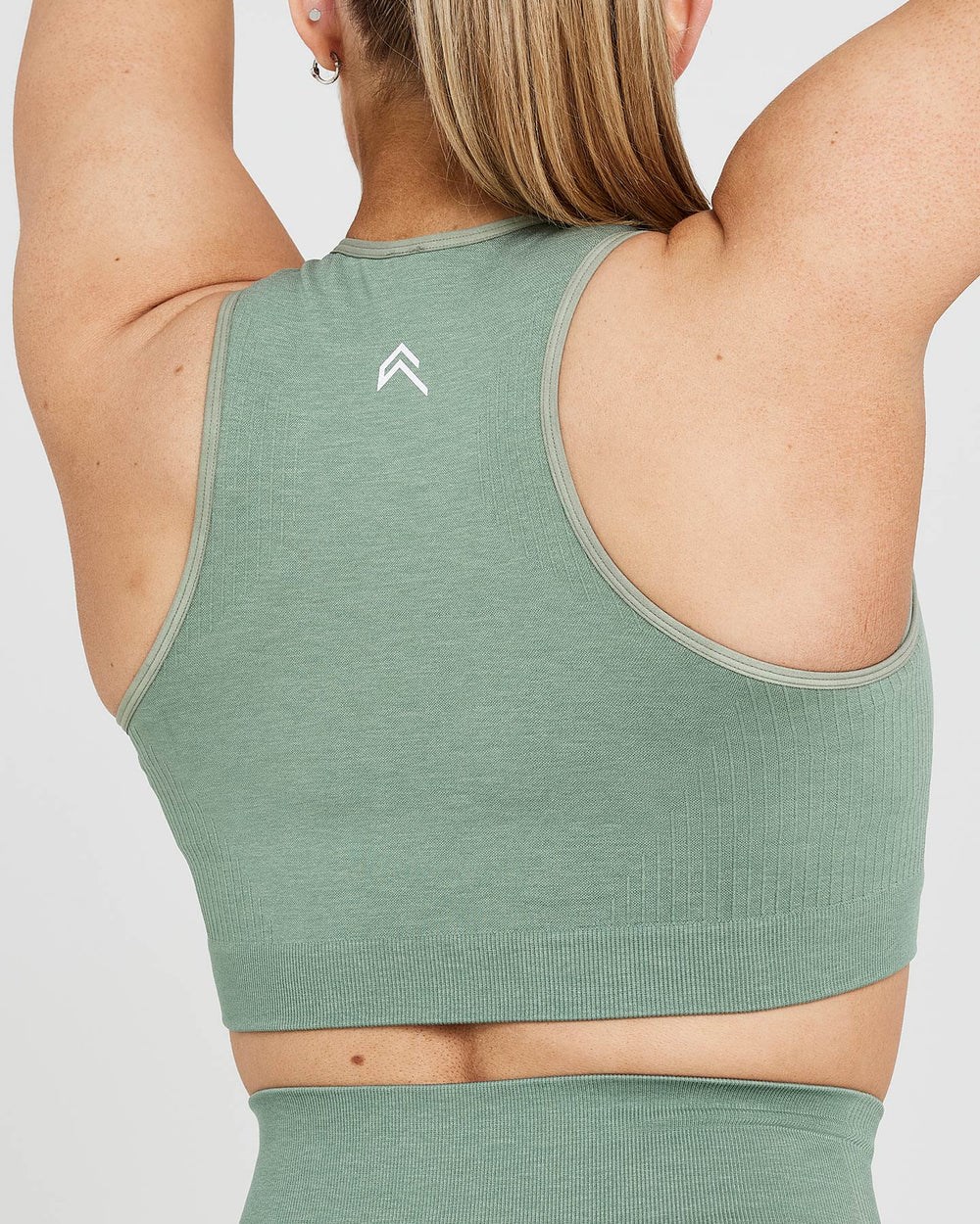 Oner Active Klassische Seamless 2.0 Crop Top Sage Marl | 20JMBGWLX