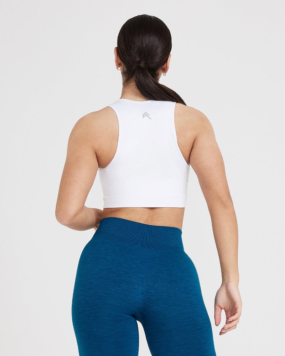 Oner Active Klassische Seamless 2.0 Crop Top Weiß | 49SOEMUHR