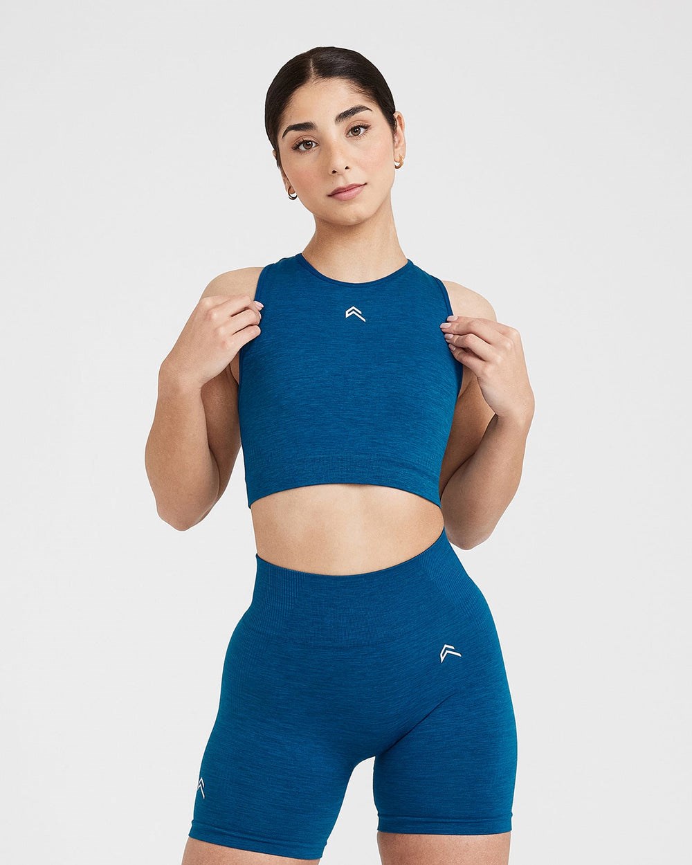 Oner Active Klassische Seamless 2.0 Crop Top Blau | 56QATVMUO