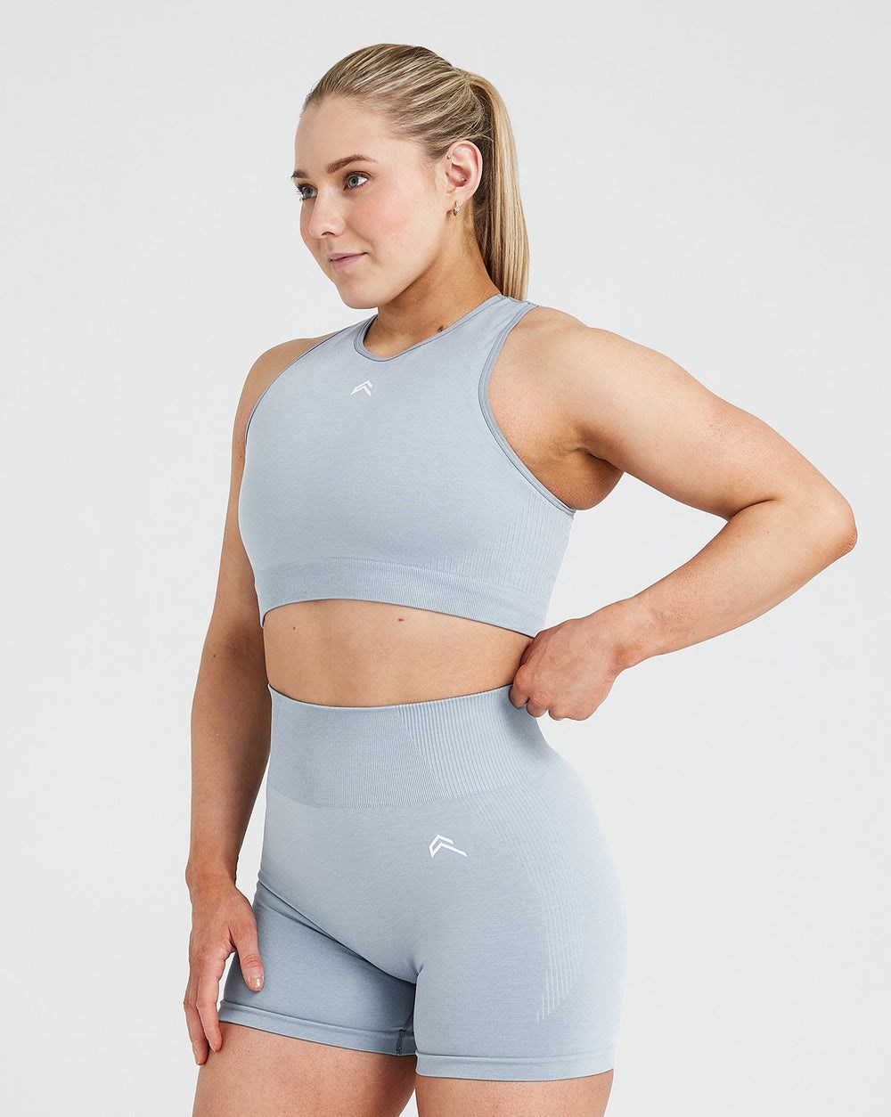 Oner Active Klassische Seamless 2.0 Crop Top Grau | 75YIHJTZK