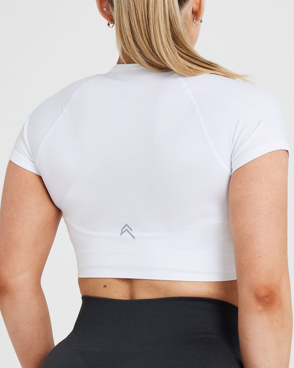 Oner Active Klassische Seamless 2.0 Kurzes Sleeve Crop Top Weiß | 53KETPRIF