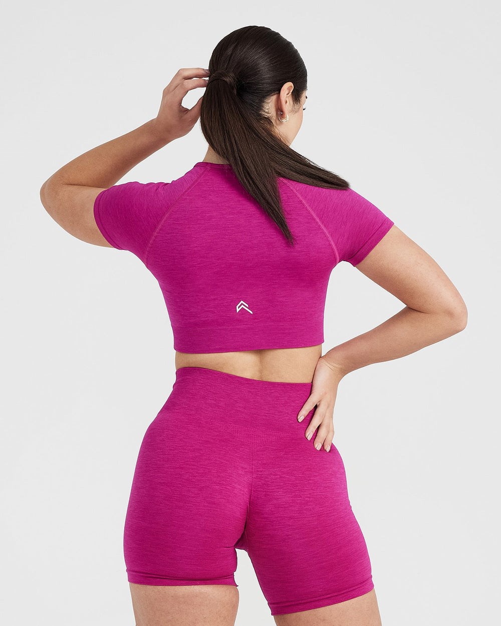 Oner Active Klassische Seamless 2.0 Kurzes Sleeve Crop Top Fuchsie | 57HLZJIVU