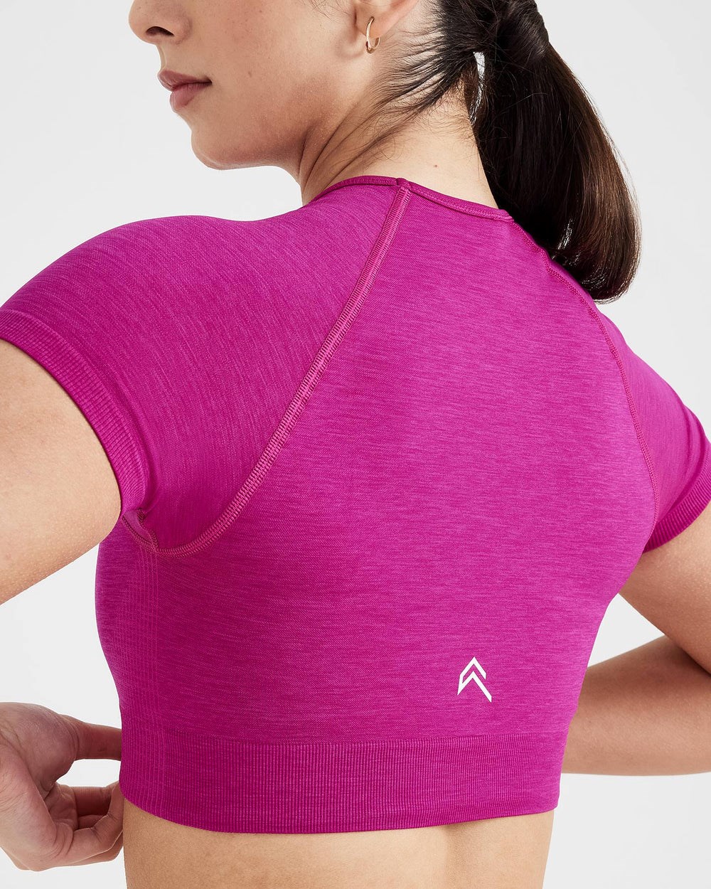 Oner Active Klassische Seamless 2.0 Kurzes Sleeve Crop Top Fuchsie | 57HLZJIVU