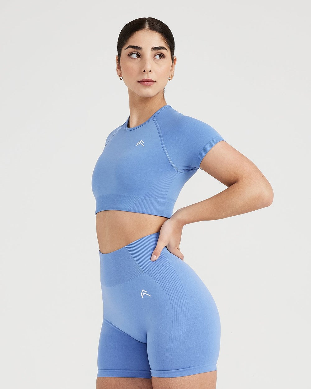 Oner Active Klassische Seamless 2.0 Kurzes Sleeve Crop Top Hell | 87WOBAKIE