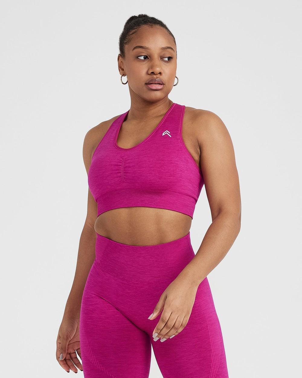 Oner Active Klassische Seamless 2.0 V-Neck Bralette Fuchsie | 41ZXGFTJW