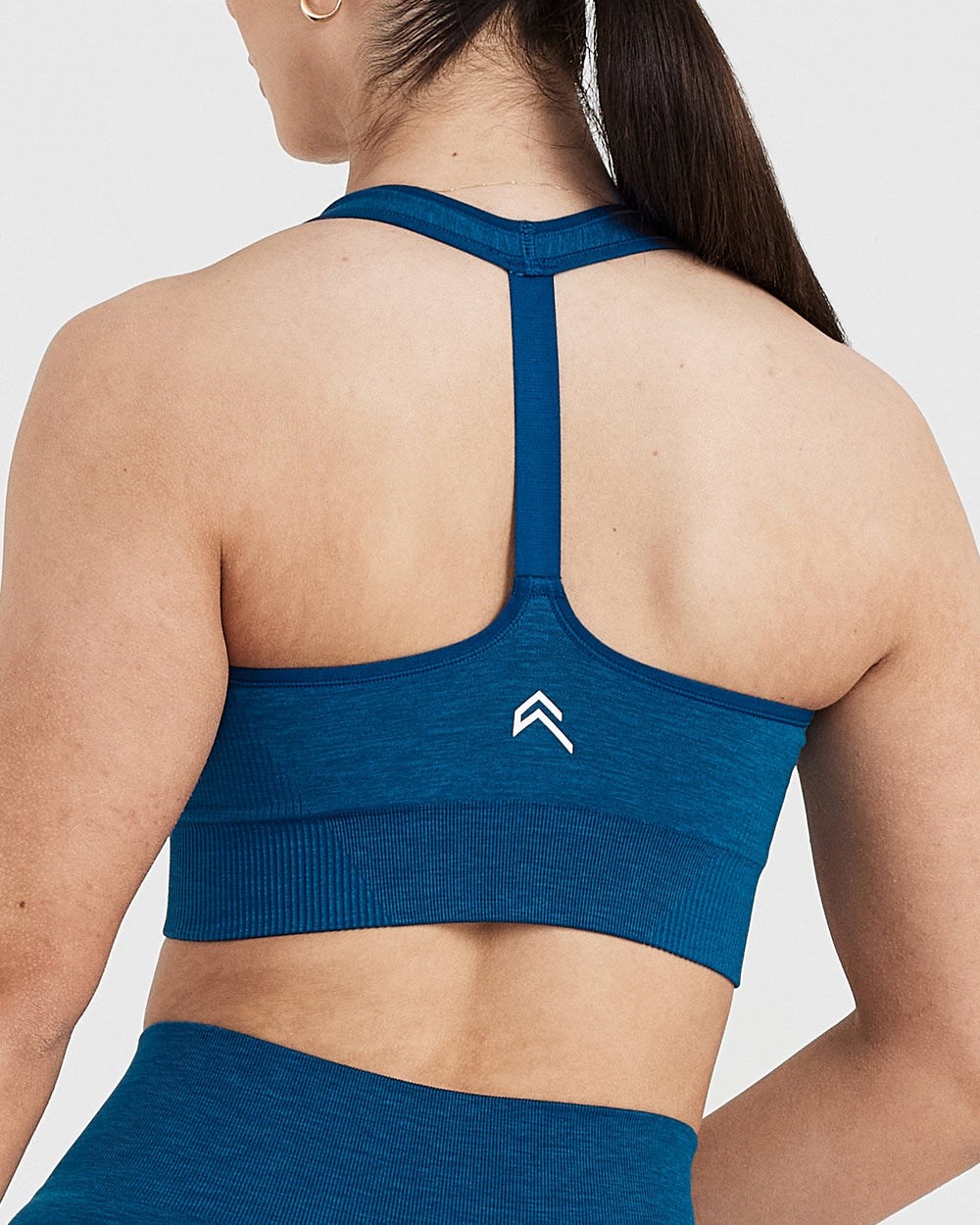 Oner Active Klassische Seamless 2.0 V-Neck Bralette Blau | 76IUOGKFP