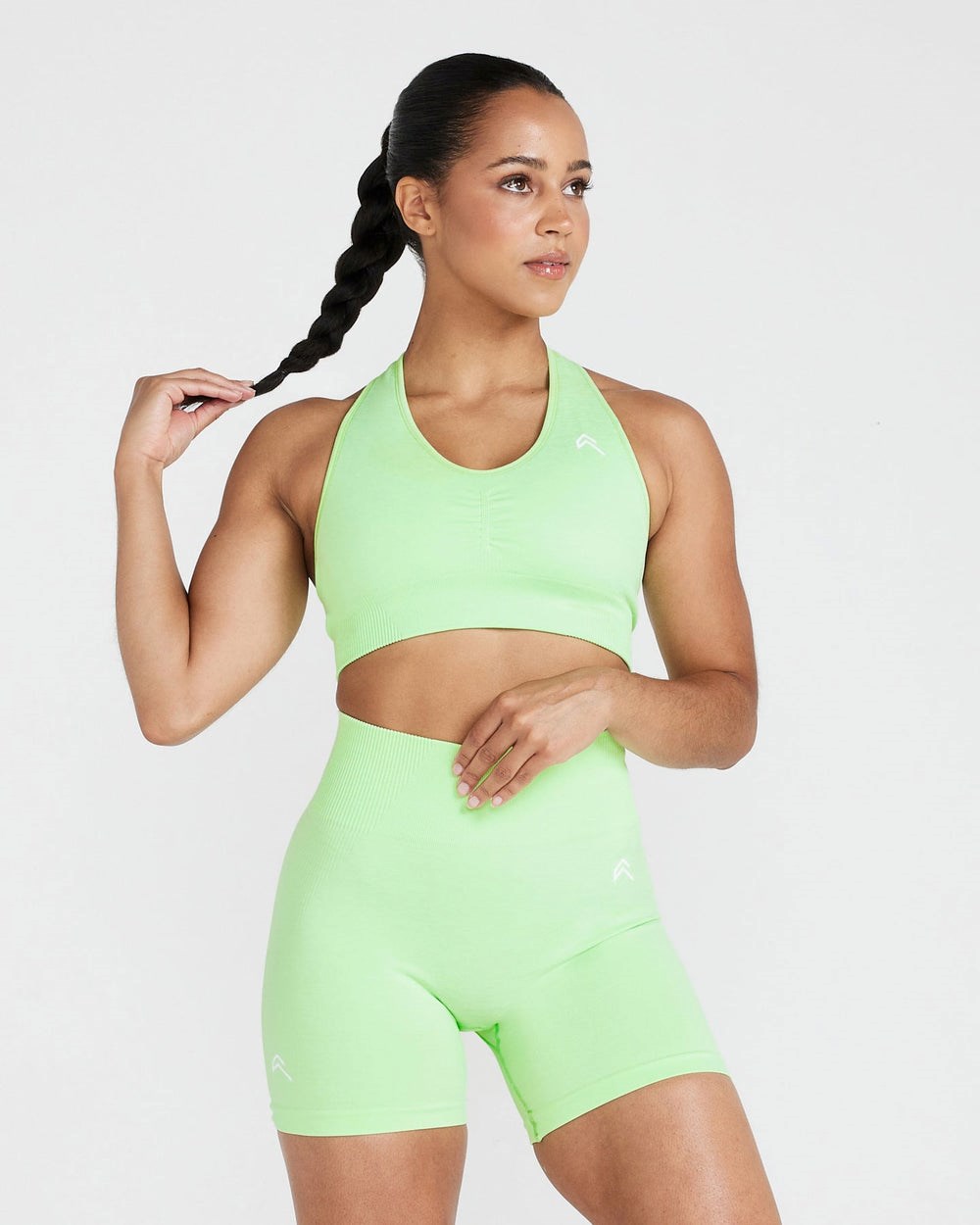 Oner Active Klassische Seamless 2.0 V-Neck Bralette Zest Marl | 87ESVOTWL