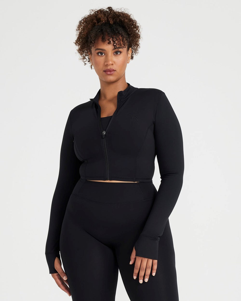 Oner Active Timeless Crop Jacket Schwarz | 36UXZCPEW