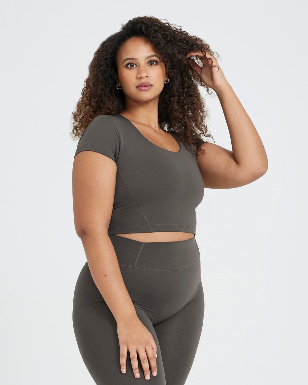 Oner Active Timeless Crop Kurzes Sleeve Tee Tiefes | 71VUEPCRA