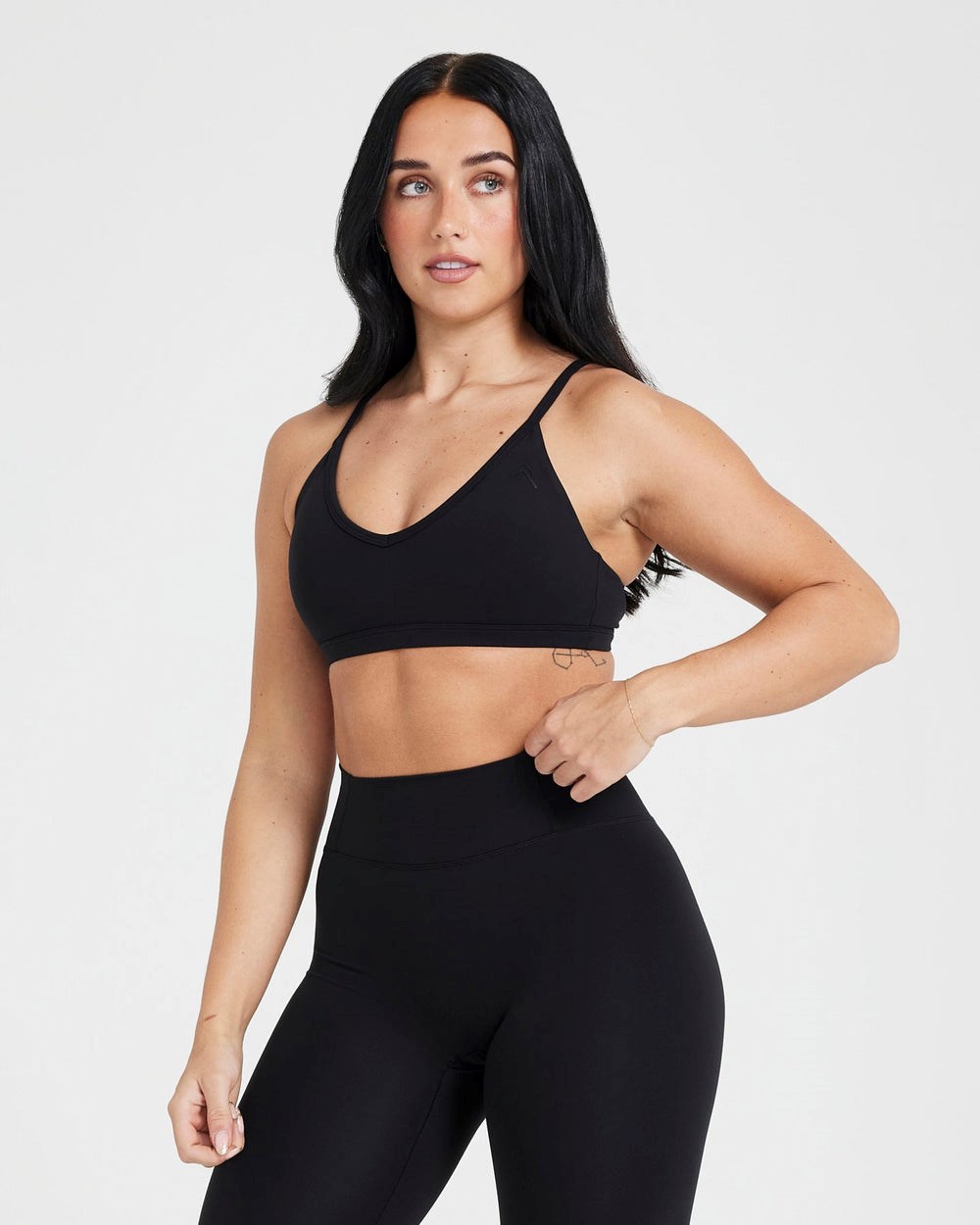 Oner Active Timeless Riemchen Bralette Schwarz | 09CVJMZAT