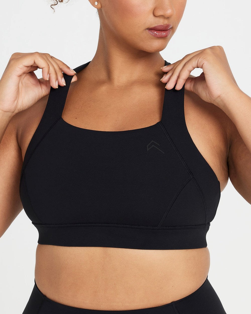 Oner Active Timeless Square Neck Bralette Schwarz | 96UWNFMKJ