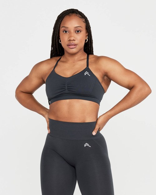 Oner Active Effortless Micro Bralette Coal | 92TWBNRLI