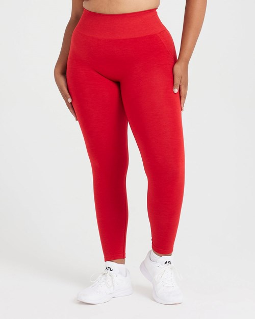 Oner Active Effortless Seamless Leggings Rot | 16WTKYMSC