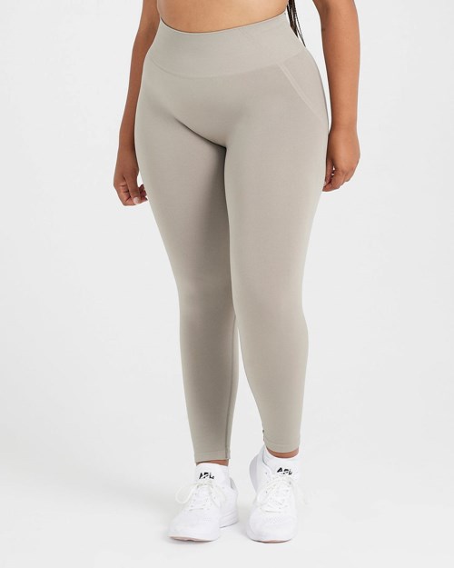 Oner Active Effortless Seamless Leggings Warm Sand | 23XUILWMV