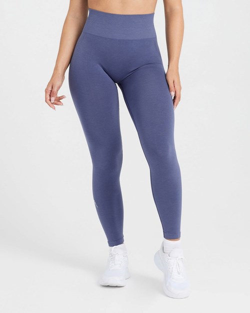 Oner Active Effortless Seamless Leggings Blau | 83IZRXVOH