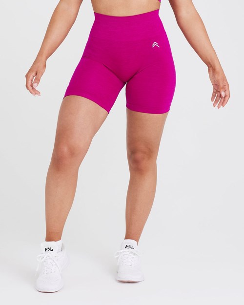 Oner Active Effortless Seamless Shorts Fuchsie | 72CKQUELW